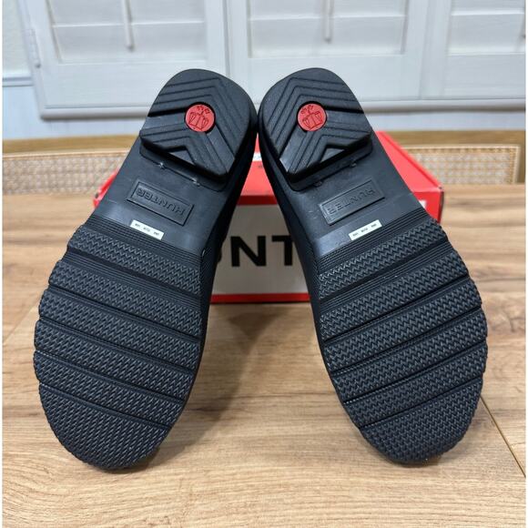 Hunter Women's Original Insulated Chelsea Rain Boots Black Size 8 NIB Waterproof - Picture 10 of 14